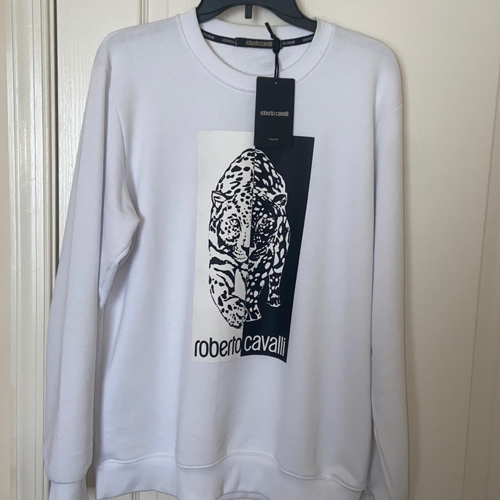 Roberto Cavalli Panther Cotton sweatshirt
